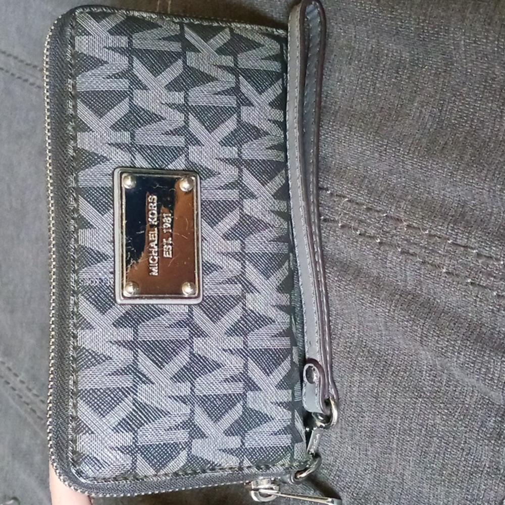 Michael Kors Large Logo Wallet Wristlet